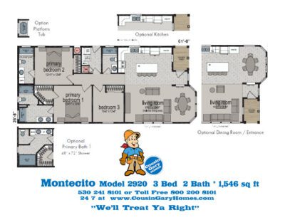 The Montecito - Redding Model - Cousin Gary Homes